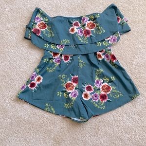 Off the shoulder romper